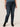 "Ab"solution Mid Rise Dark Indigo Artisanal Denim Straight Leg Plus Size Jeans