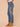 Blue Denim Absolution High Rise Slightly Arched Back Yoke Seamless Floral Embroidery Fray Hem Ankle Skimmer Plus Size Jean