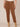 Raw Umber "Ab"solution Corduroy Straight Leg Plus Size Pants
