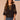 Black Three Quarter Bubble Raglan Sleeve Lace Up V-Neck Pleats Multi Color Floral Embroidery Shirttail Hem Plus Size Woven Top