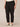 Black Denim Absolution High Rise Embroidered Cascading D Back Pocket Clean Finish Fray Hem Slim Straight Plus Size Jean