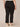 Black Denim Absolution High Rise Embroidered Cascading D Back Pocket Clean Finish Fray Hem Slim Straight Plus Size Jean