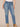 Mid Blue Denim Absolution High Rise Embroidered Cascading D Back Pocket Itty Bitty Boot Plus Size Jean