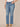 Mid Blue Denim Absolution High Rise Embroidered Cascading D Back Pocket Itty Bitty Boot Plus Size Jean