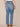 Mid Blue Denim Absolution High Rise Embroidered Cascading D Back Pocket Itty Bitty Boot Plus Size Jean