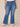 Mid Blue Denim Absolution Skyrise Double Side Seam Trouser Detail Bootcut Plus Size Jean