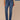 Blue Denim Absolution High Rise Sweetheart Shaped Back Yoke Whiskering Fading Straight Leg Plus Size Jean