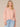 Rose Smoke Redwood Long Smocked Blouson Puff Sleeve V-Neck Twist Front Hem Plus Size Knit Top