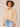 Golden Barley Multi Long Smocked Ruffle Edge Blouson Sleeve V-Neck Space Dye Stripe Print Twist Front Hem Plus Size Knit Top