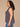 Navy Multi Print Double Ruffle Cap Sleeve Deep V-Neck Scallop Edge Detail Surplus Shirttail Hem Abstract Plus Size Knit Top