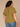 Harvest Green Short Sleeve Ruffle Stand Collar Split Neck Embroidered Netting Detail Shirttail Hem Plus Size Woven Top