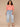 Heather Dusty Papaya Elbow Puff Blouson Sleeve Scallop V-Neck Smocked Shoulder Back Front Center Seam Shirttail Hem Plus Size Knit Top
