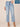 Light Blue Artisanal Denim Absolution High Rise Scattered Rhinestone Detail Round Up Yoke Boyfriend Plus Size Jean