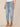 Light Blue Artisanal Denim Absolution High Rise Scattered Rhinestone Detail Round Up Yoke Boyfriend Plus Size Jean