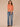Maple Leaf Elbow Roll Cuff Sleeve Round Split V-Neck Surplus Shirttail Hem Plus Size Knit Top