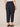 Navy Skyrise Paper Bag Waist Embroidered Self Tie Barrel Leg Buttoned Pocket Roll Cuff Plus Size Pant