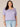 Iris Above Elbow Banded Bubble Sleeve Square Crochet Neck Back Yoke Plus Size Woven Top