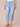 Light Blue Denim Absolution High Rise Spliced Dual Tone Cropped Inside Step Hem Clean Finish Straight Leg Plus Size Jean