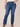 Blue Artisanal Denim Absolution High Rise Itty Bitty Boot Cascading Embroidered D Plus Size Jeans