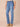 Mid Blue Denim Absolution High Rise Arched Yoke Whisker Fading Straight Leg Plus Size Jean