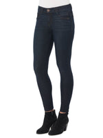 Stretch Dark Indigo Denim "Ab"solution Booty Lift Petite Size Jegging Skinny Jeans