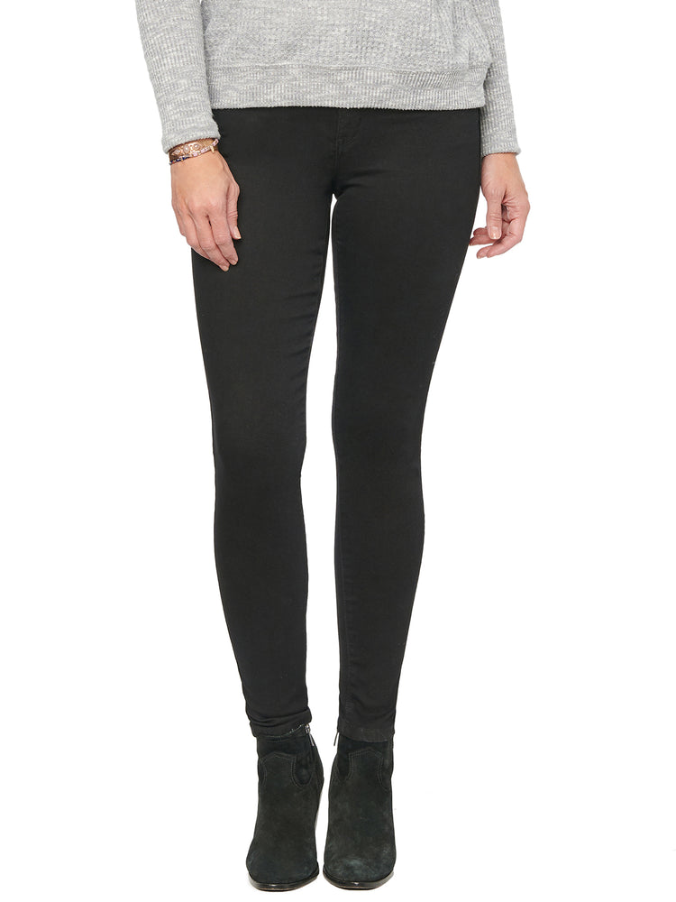 
            
                Load image into Gallery viewer, Black Stretch Denim &amp;quot;Ab&amp;quot;solution 34 Inch Long Inseam Booty Lift Tall Jegging Jeans
            
        