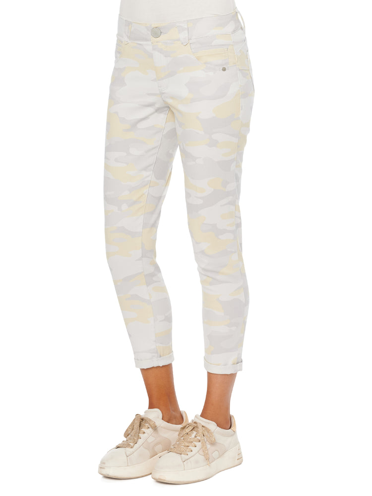 "Ab"solution Crop Ankle Skimmer Camouflage Pant - Democracy Clothing