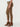 Ankle Skimmer Colored Ankle Length Skinny Leg Booty Lift Jeggings Ginger Snap