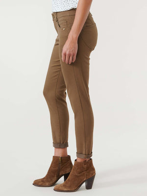 
            
                Load image into Gallery viewer, Ankle Skimmer Colored Ankle Length Skinny Leg Booty Lift Jeggings Ginger Snap
            
        