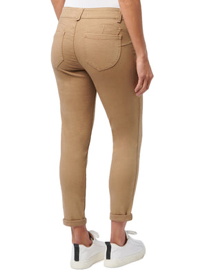 
            
                Load image into Gallery viewer, Ankle Skimmer Colored Ankle Length Skinny Leg Booty Lift Jeggings Peanut Butter Tan 
            
        