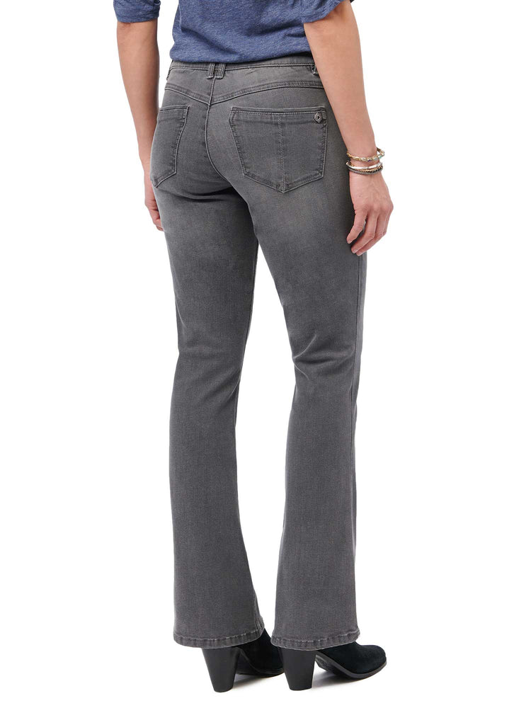 
            
                Load image into Gallery viewer, &amp;quot;Ab&amp;quot;solution Grey Denim Itty Bitty Boot Jeans 
            
        