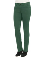 "Ab"solution Booty Lift Straight Leg Colored Jeans Stretch Tekking Green