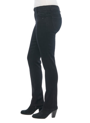 
            
                Load image into Gallery viewer, Democracy &amp;quot;Ab&amp;quot;solution Black Stretch Denim Straight Leg Jeans Long 33&amp;quot; Inseam Tall Jean
            
        