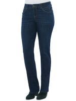 Tall Jeans For Women Absolution Stretch Indigo Denim Long Inseam Straight Leg Jeans