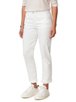 "Ab"solution White Denim Girlfriend Jeans