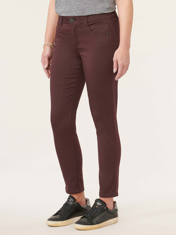 
            
                Load image into Gallery viewer, &amp;quot;Ab&amp;quot;solution Booty Lift Ankle Length Stretch Colored Jeggings cold brew brown skinny jeans
            
        
