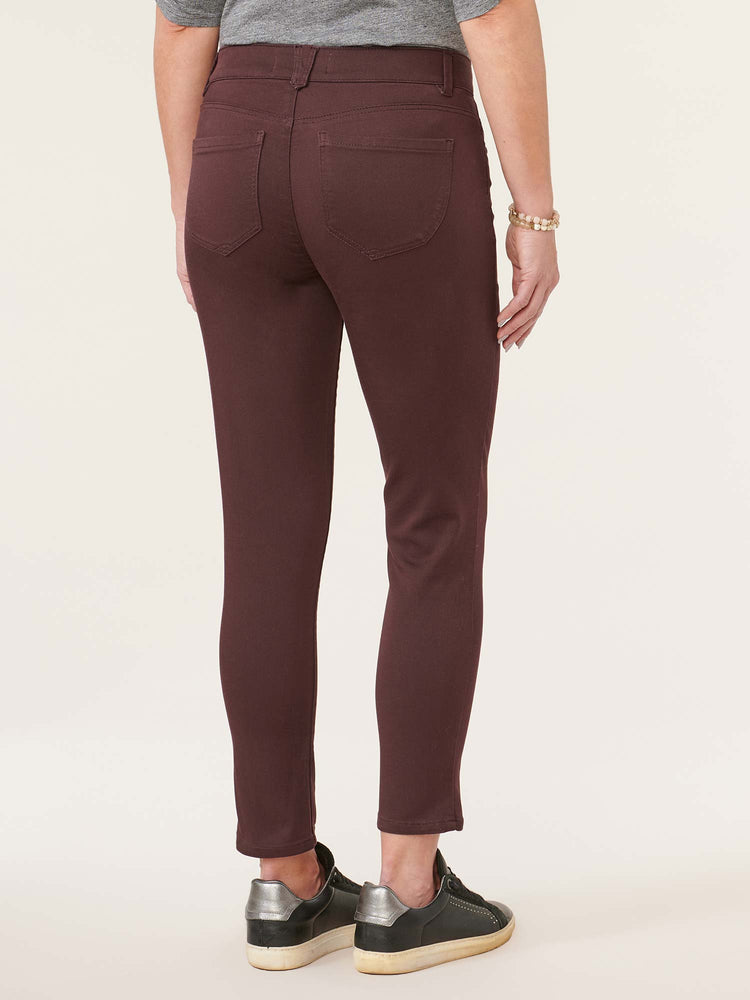 
            
                Load image into Gallery viewer, &amp;quot;Ab&amp;quot;solution Booty Lift Ankle Length Stretch Colored Jeggings cold brew brown skinny jeans
            
        