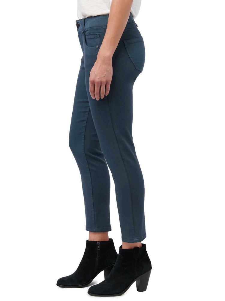 Buy Women Black Mid-Rise Stretchable Ankle Length Jegging - Global Republic