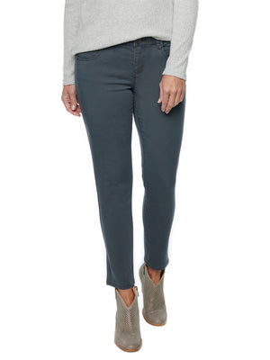 "Ab"solution Booty Lift Ankle Length Stretch Colored Jeggings shadow grey skinny jeans