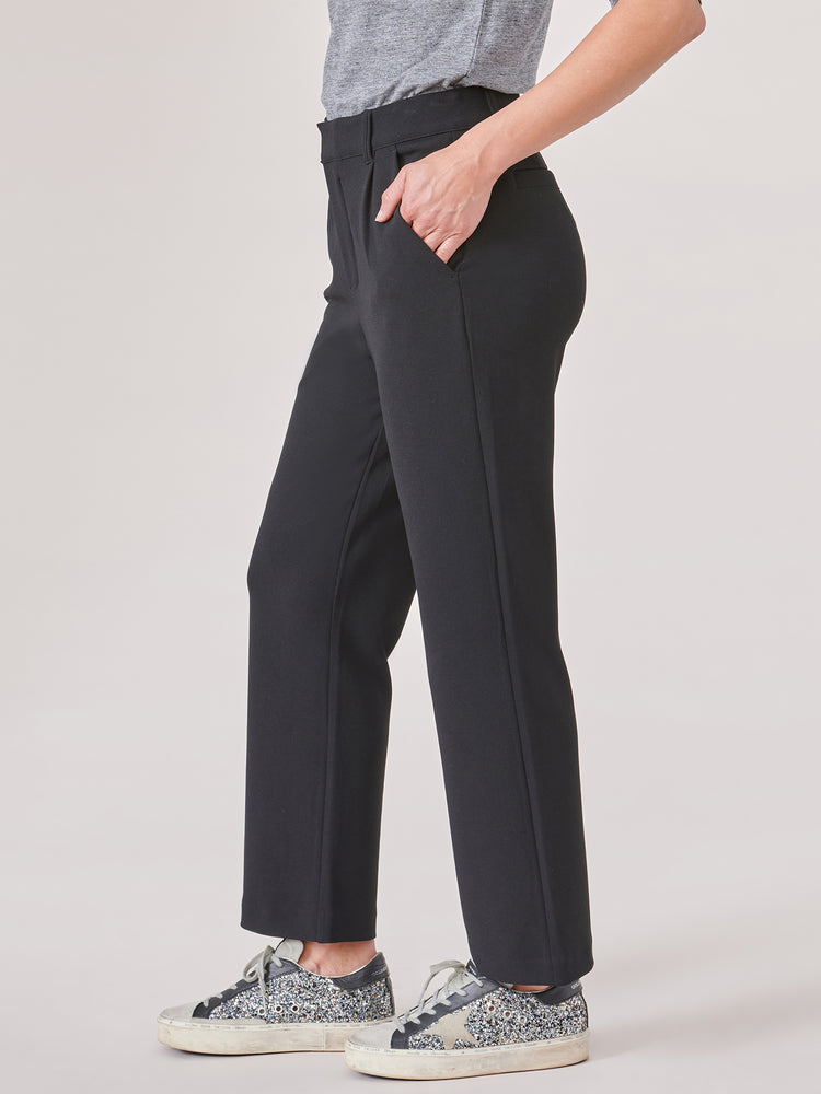 
            
                Load image into Gallery viewer, &amp;quot;Ab&amp;quot;solution Black Skyrise Trouser Pants
            
        