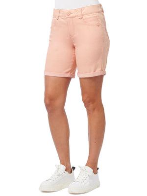 
            
                Load image into Gallery viewer, &amp;quot;Ab&amp;quot;solution Dusty Papaya 7 inch inseam shorts womens
            
        