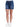 Absolution Blue High Rise Raw Hem Side Slit Shorts