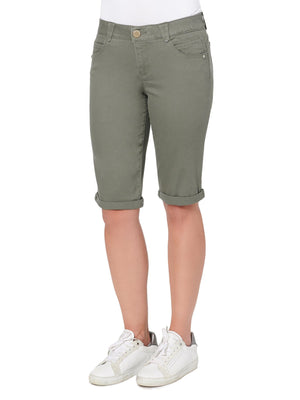 
            
                Load image into Gallery viewer, &amp;quot;Ab&amp;quot;solution Stretch Bermuda Shorts Dusty Olive
            
        