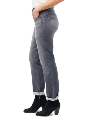 
            
                Load image into Gallery viewer, &amp;quot;Ab&amp;quot;solution Grey Petite Booty Lift Straight Leg Jeans 
            
        