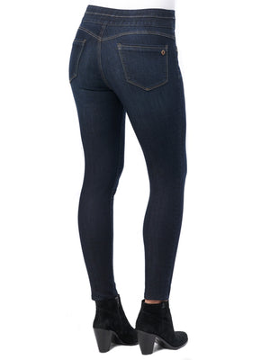 
            
                Load image into Gallery viewer, Democracy Clothing Dark Indigo Petite Size Jeggings Pull On Jeans
            
        