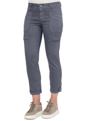 
            
                Load image into Gallery viewer, Flint &amp;quot;Ab&amp;quot;solution High Rise Roll Cuff Petite Utility Pant
            
        