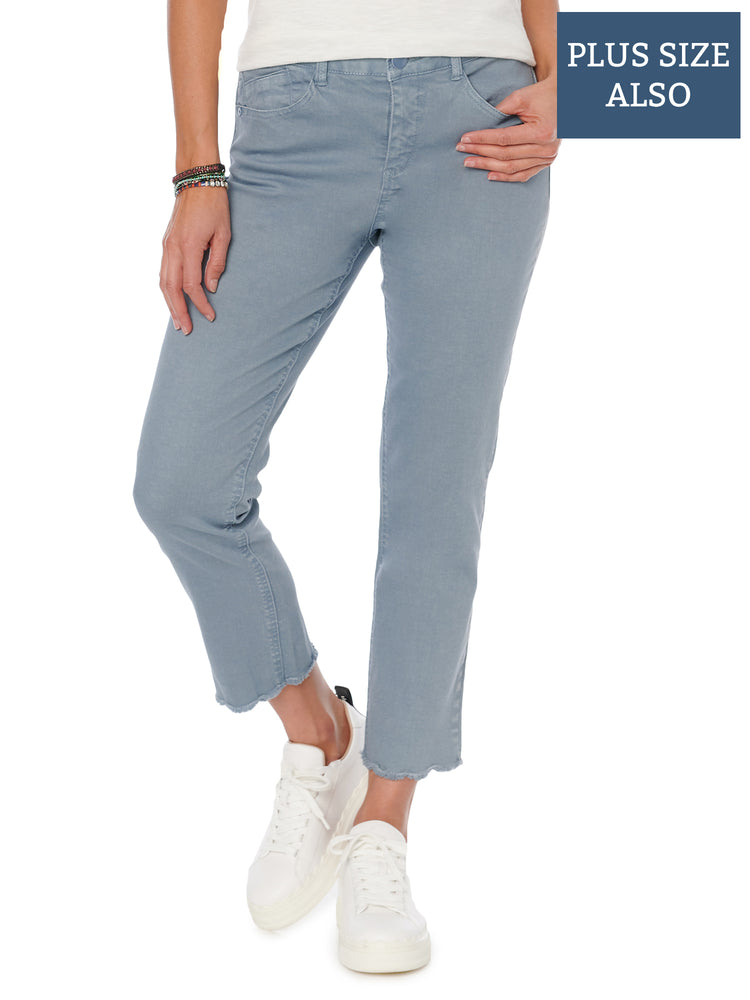 "Ab"solution® High Rise Slim Straight Plus Cropped Pants