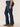 "Ab"solution Blue Denim Plus Size Embroidered Back Pocket Itty Bitty Boot Jeans