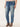 "Ab"solution Blue Denim Distressed Booty Lift Plus Size Straight Leg Jeans 
