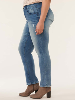 Absolution Blue Booty Lift Plus Straight Leg Jeans– Democracy Clothing